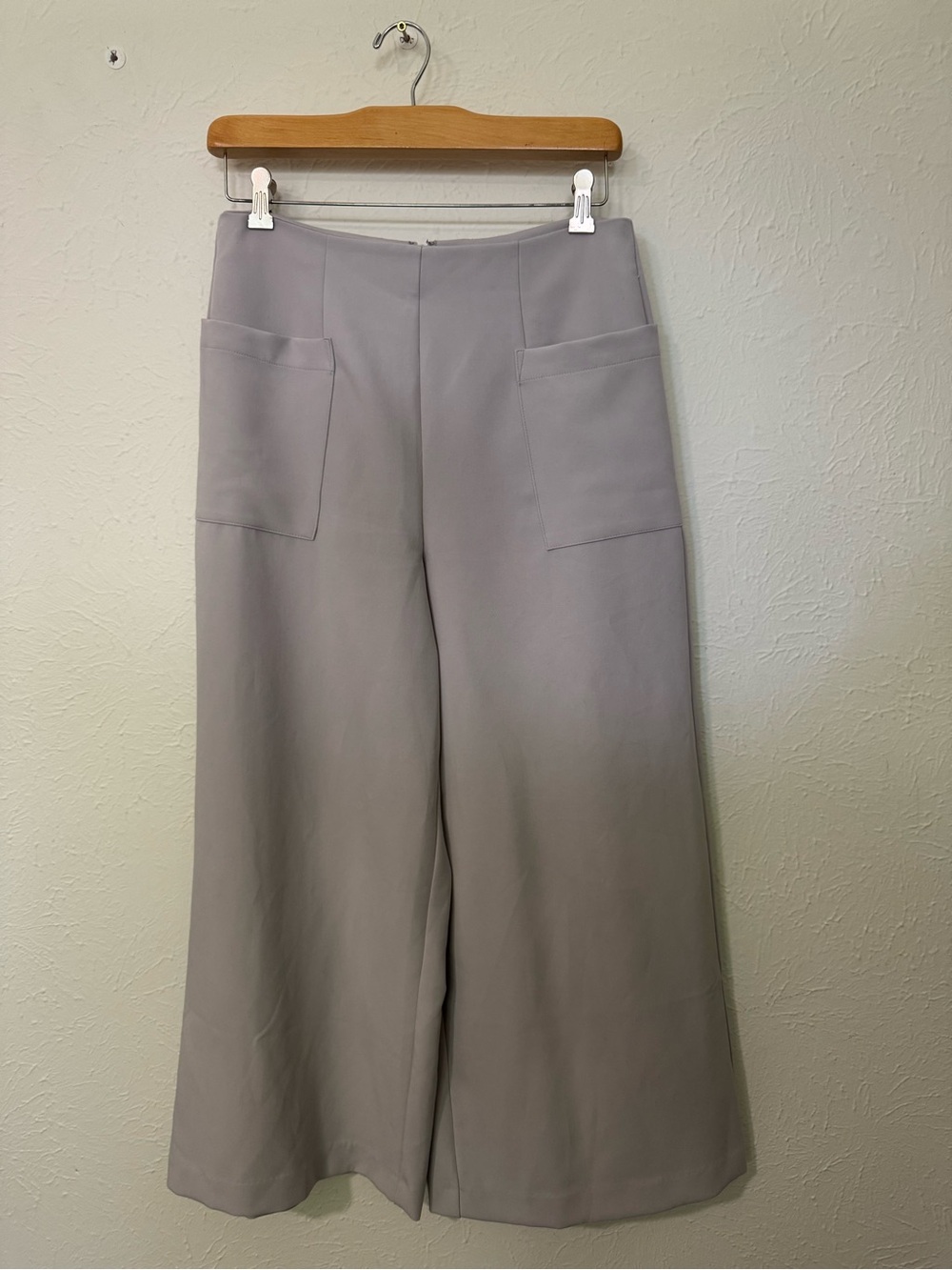 Jason Wu Light Gray Wide Leg Size 8 - Picture 2 of 7